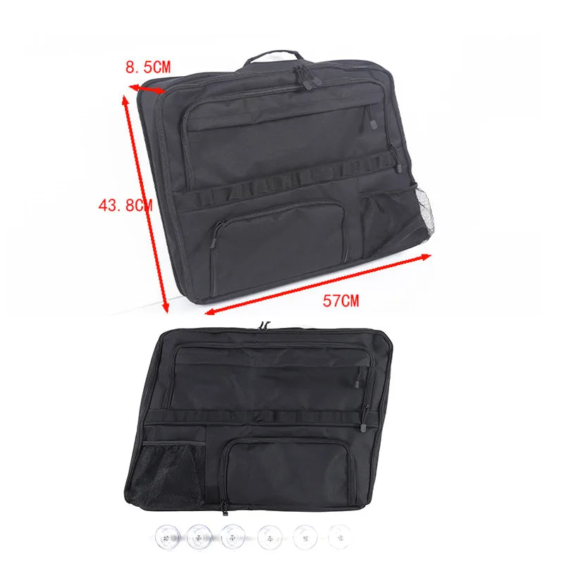 For Mercedes-Benz G-Class W463 W464 G500 2004-2025 Car Trunk Left Right Side Window Bag Storage Bag Storage Bag Car Accessories