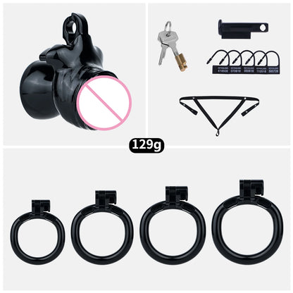 FRKO Lightweight Mens Chastity Strap Cage 4 Size Lockcock Rings Negative Chastity Insert BDSM Adult Games CBT Sex Toys 정조대 18+