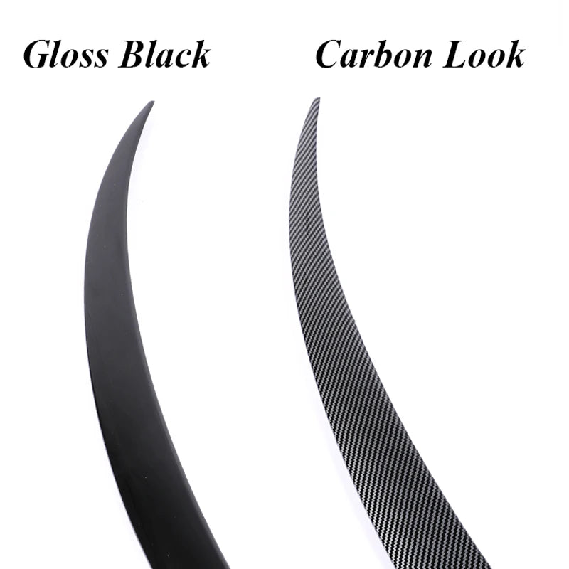 Boot Rear Carbon Fiber Trunk Spoiler for Mercedes Benz C Class Sedan W205 Deflector C63s AMG PSM Style Gloss Black 2015-2021