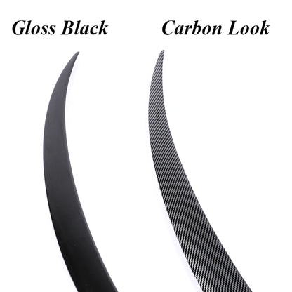 Boot Rear Carbon Fiber Trunk Spoiler for Mercedes Benz C Class Sedan W205 Deflector C63s AMG PSM Style Gloss Black 2015-2021