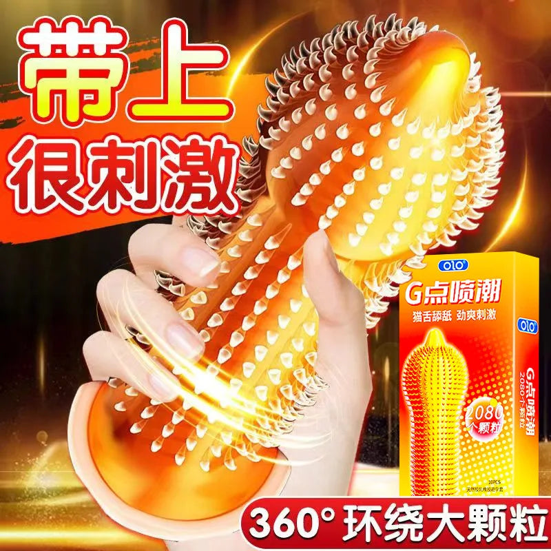 0.01 Ultra Thin Condoms For Men Long Sex Ejaculation Delay Rubber Condom Vaginal Massage Penis Sleeve Sex Toys For Adults 18
