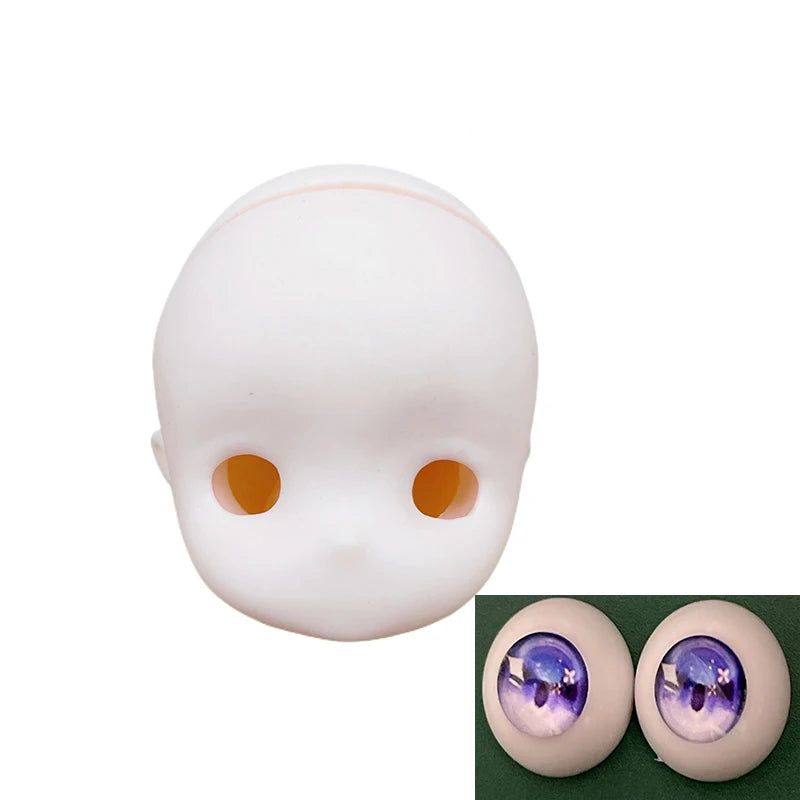 Anime Face Doll Head DIY 30cm Doll Makeup Doll Head or Whole Doll Makeup 1/6 Bjd Doll Girl Doll Toy Gift