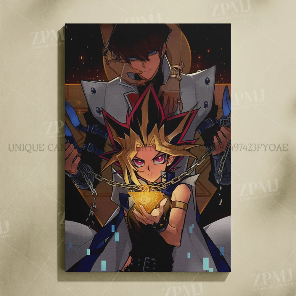 Yu-Gi-Oh! Canvas Pictures Painting Anime Figures Home Decoration Prints Poster For Living Room Frameless Wall Artwork Mural