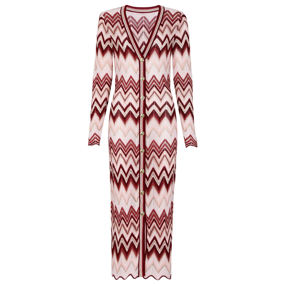 25278 High-quality Spring And Autumn Fashion Elastic Knitted Long Sleeved Cardigan Long Coat+sleeveless Dress Women's Set