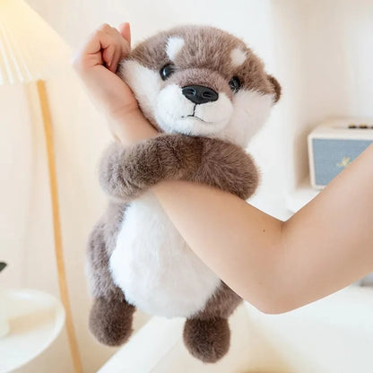 New Cute Cartoon Otter Anime Kawaii Soft Pendant 15/25/35cm Accompany Fluffy Otters Plushies Children's Birthday Gifts