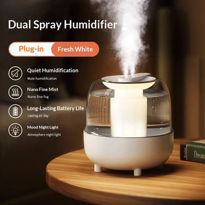 4L Top Fill Humidifier Ultra Quiet with UV Light Air Purifier Auto Shut Off for Bedroom Sleep Aromatherapy Auto Shut-Off Home