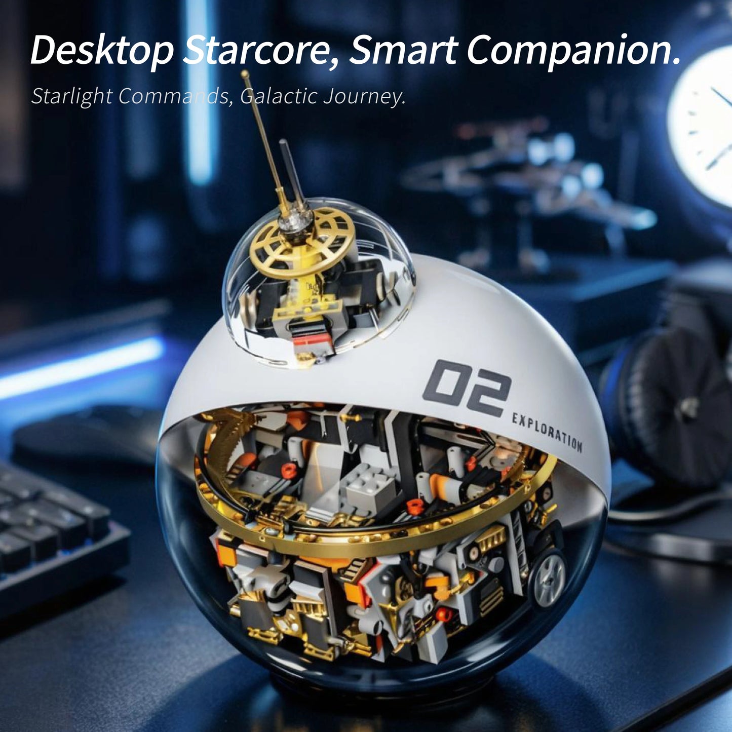 STEM Code Scout Spherical Robot Building Blocks Programmable Visual Coding Educational Toys DIY Gift for Kids Boys Girls Adults