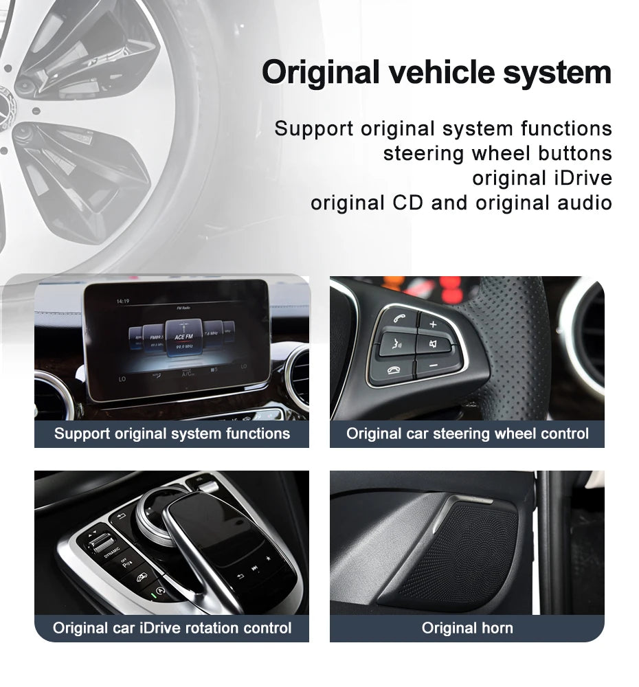 STWEINew Car Multimedia Wireless Android AUTO CarPlay 10.25 12.3inch Screen For Mercedes Benz V Class W447 V250 V260 V350 Screen