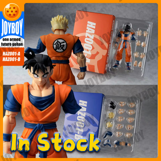 In Stock HA TOY HM AIR Studio One Armed Future Gohan Action Figure DBZ Figure Custom HAZ002 HAZ003 One Armed Future Gohan