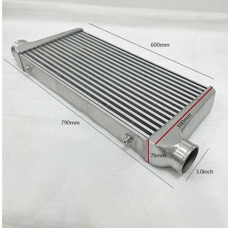 Front Mount intercooler Universal Turbo Intercooler 450x300x65 3.0" Intercooler Pipe Aluminium Pipe Tube Hose Kit