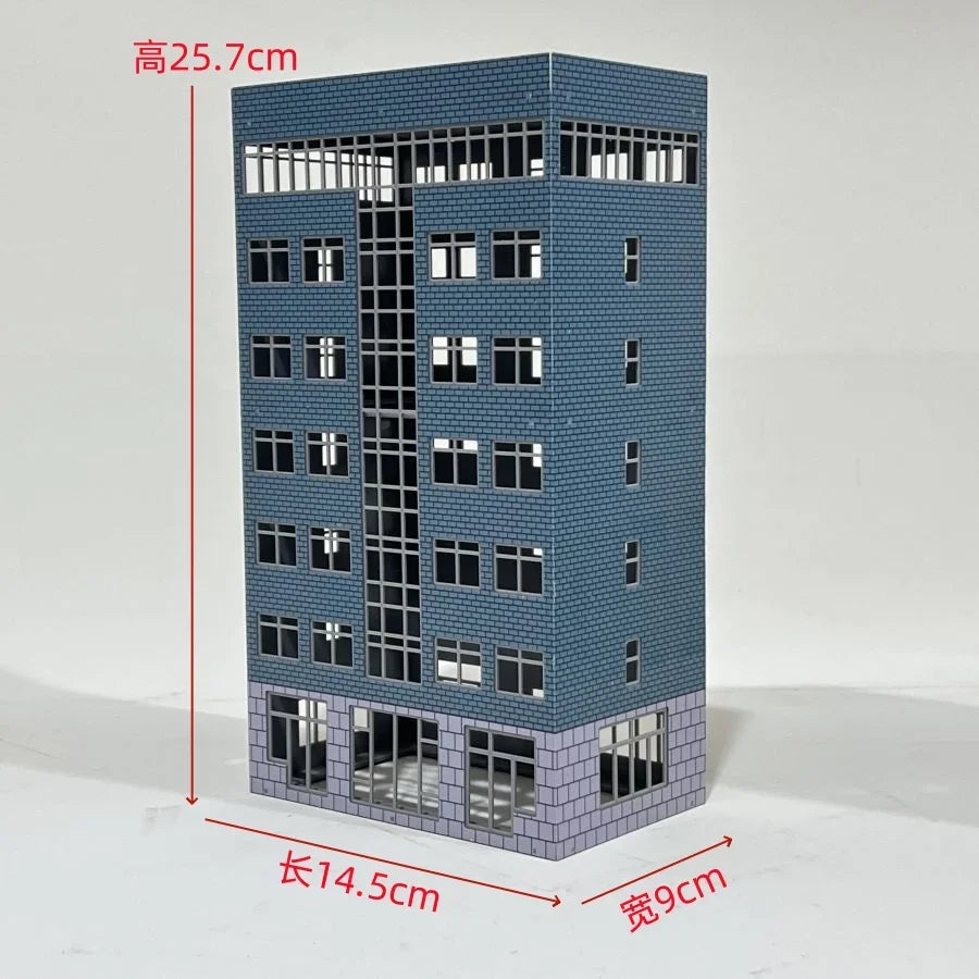 HO Scale 1/87 City Sand Table Train Scene Plastic Assembly Building Model Diy  Toy