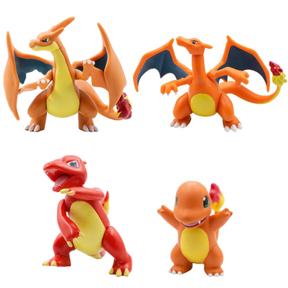 Evolution Line Pokemon Charmander Bulbasaur Squirtle Greninja Anime Action Toy Figures Doll Model Colletion Toys For Children