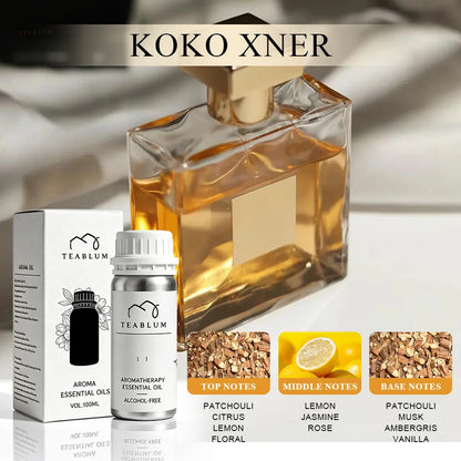 TEABLUM 100ML Aromatic Hotel Essential Oil Hotels Home Air Freshener Pure Plant Essential Oil Alcohol Free for Electric Diffuser