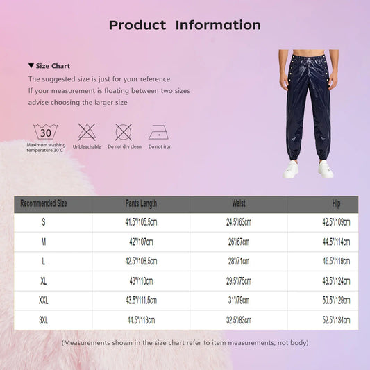 Men Waterproof Diaper Covers Pants Draws /Sides Waist Buttons Jogger Pants Easy Wear Leakproof Adaptive Bottoms for Special Need