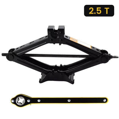 BRIEFNESS 2 Ton Scissor Jack Set，Car SUV Auto Jack Kit with Extendable Wheel Wrench,Labor-Saving Repair & Tire Replacement Tool