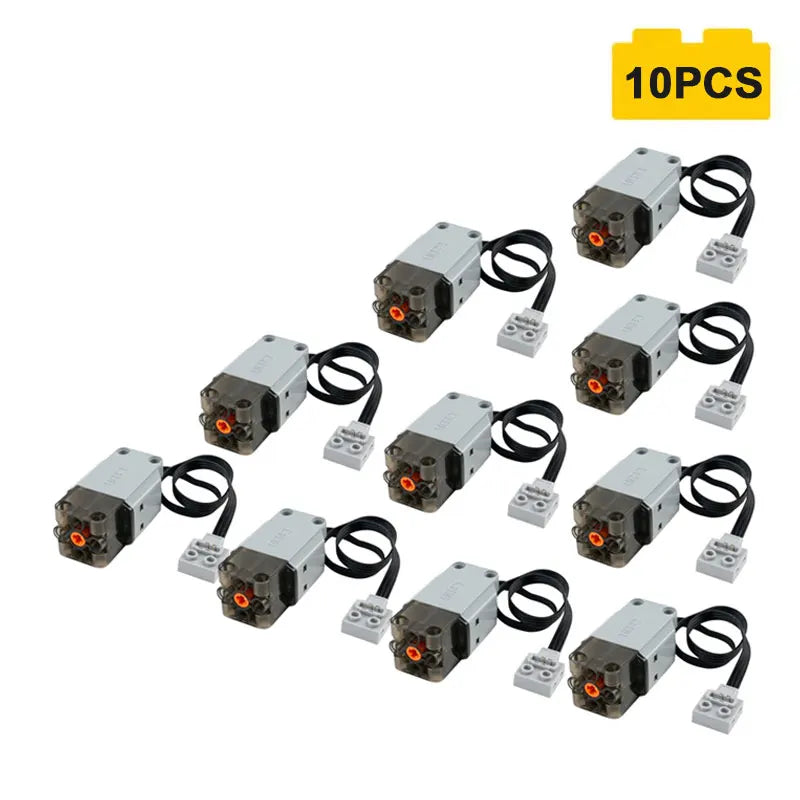 CaDA Advanced L Motor Kit High-Torque Power Upgrade for MOC Car Building Blocks Mechanical Function Motor Set