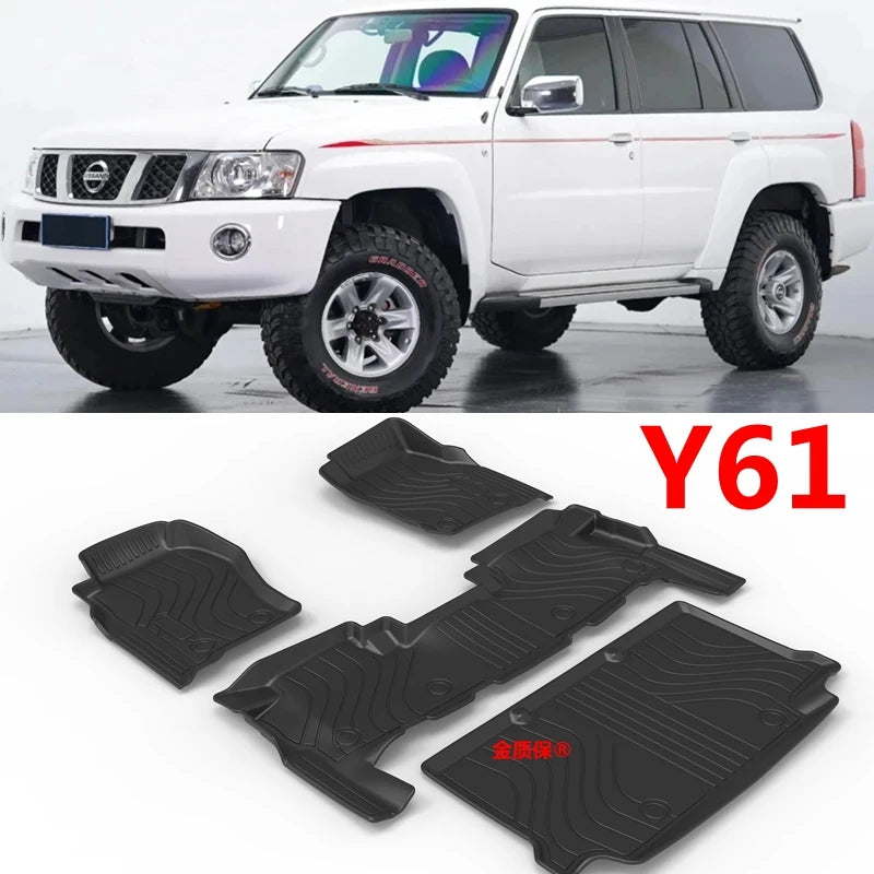 Use for Nissan Patrol Y61 armada car carpet Y61 AllWeather car Floor Mat Fit For Patrol Y61 custom waterproof pad Y61 trunk mat