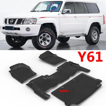 Use for Nissan Patrol Y61 armada car carpet Y61 AllWeather car Floor Mat Fit For Patrol Y61 custom waterproof pad Y61 trunk mat