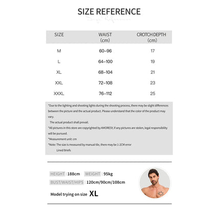AMORESY Oceanus Men Glossy Stretch Low Rise T-shaped Briefs Gym Fitness Sport Comfort Breathable Thong Underpants Swimming Trunk