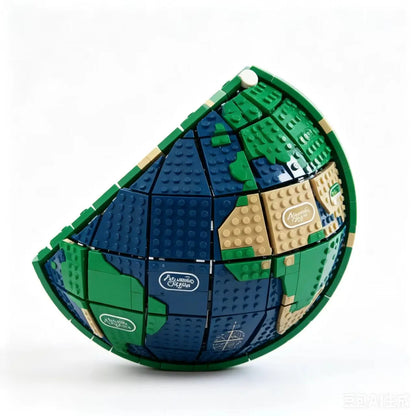 2022 Expert Moc Bricks 2585PCS Earth Globe Modular Building Blocks Assembly Bricks Children Educational Model Bricks 66980 6089