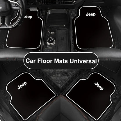 New Car Floor Mat Front & Rear Automotive Carpet Cover Floor Mats For Jeep Renegade Wrangler Grand Compass Gladiator Cherokee JL