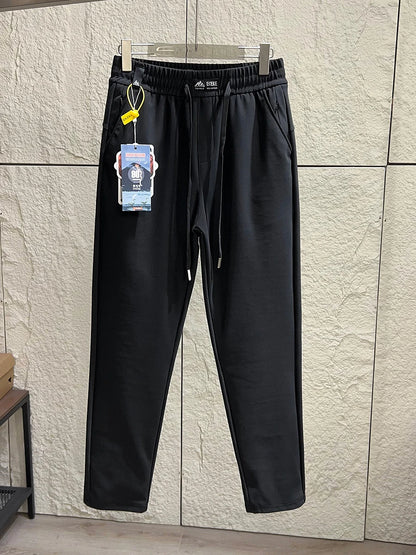 Graphene Heat Reflective down Snow Pants Men's Outdoor Winter Warm Windproof Trousers Long Straight Leg Pants Casual Style