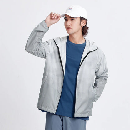Semir Jacket Men'S Summer Foldable Storage Top Simple Casual Style Hooded Couple