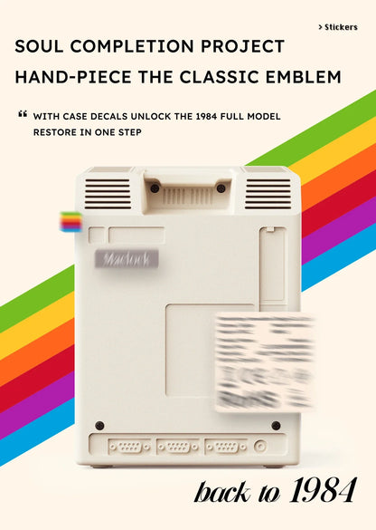 Retro Macintosh Alarm Clock A Classic Desktop Ornament with A Digital Clock Design