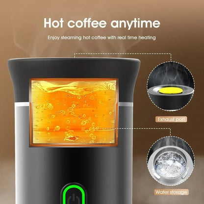 3-in-1 Portable Coffee Maker Espresso Coffee Maker For Car Home Camping Travel Capsule Powder Automatic Coffee Maker