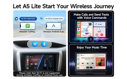 7 inch 2Din Android Car Multimedia Player Carplay Screen Android Auto Bluetooth Radio Double 2 Din Car Stereo A5 A5L Atotozone