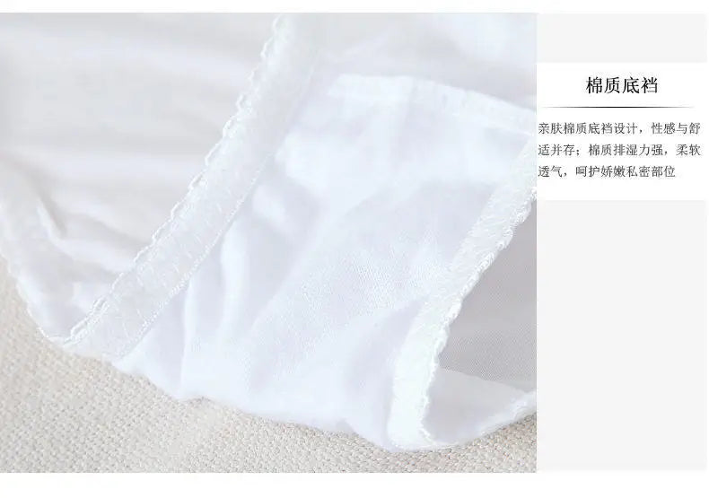 Women New Fashion Sweet Spicy Lace Lingerie Set Ultra Thin Half Cup Push Up Bra Soft Underwire Comfortable Top