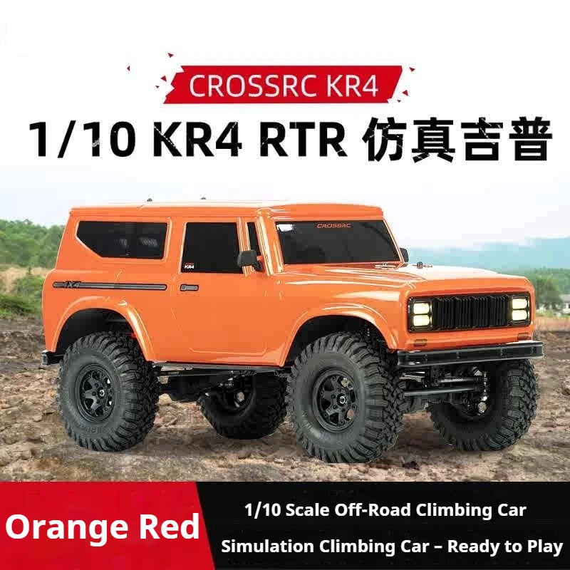 CROSSRC Demon KR4 RTR Climbing Car Off-Road 1:10 Remote Control Electric RC Model Car Four-Wheel Drive Adult Remote Control Toy