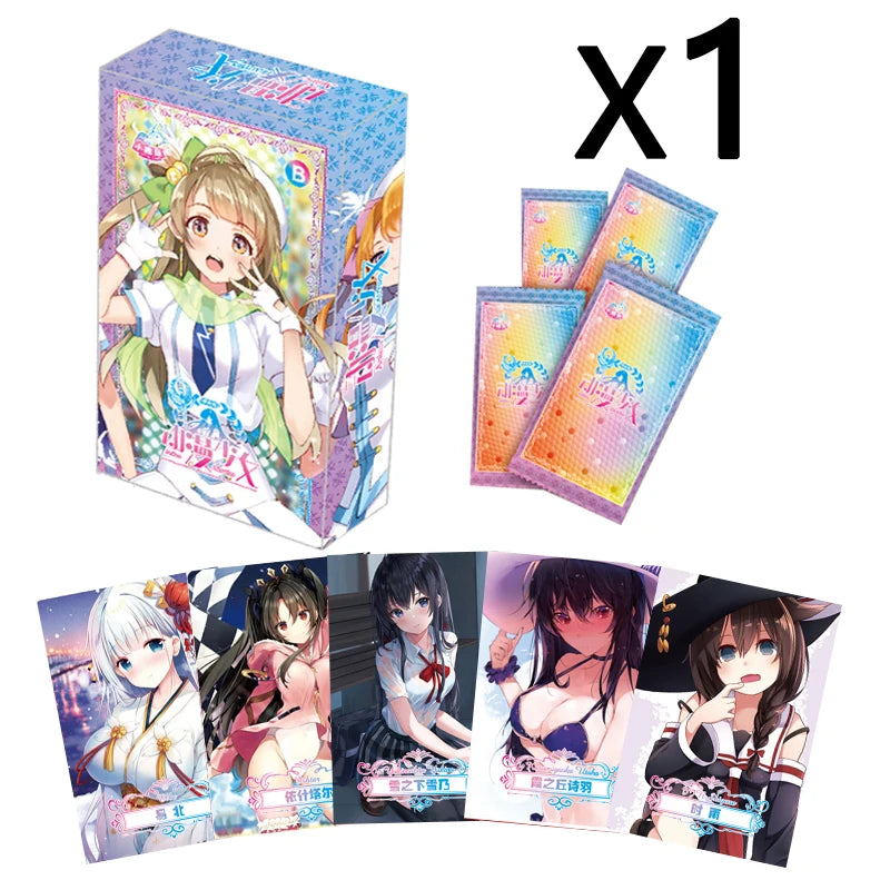Goddess Story Collection Cards PR Booster Box Pack Full Set Bikini Puzzle Tcg Sexy Girl Party Game Playing Cards