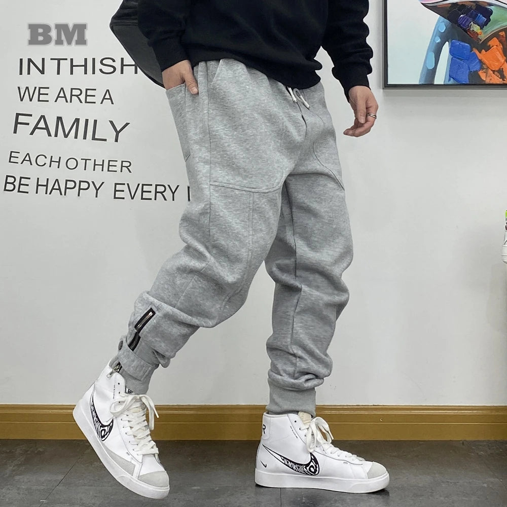 American Casual Harem Sweatpants Loose Oversized Jogging Pants Men Clothing Streetwear Hip Hop Joggers Harajuku Sport Trousers