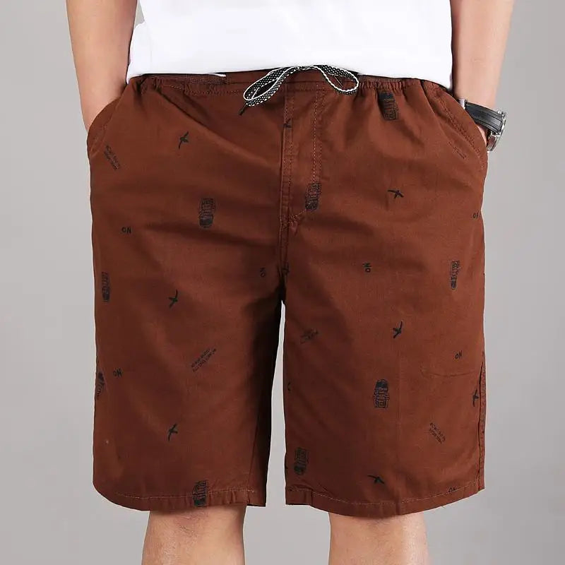 Top Quality 100%Cotton New Summer Brand Casual Fashion Streetwear Board Shorts Pants Men Loose Drawstring Trousers Men Clothes