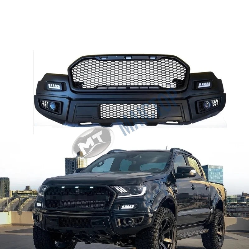 Modification MAICTOP Car Body Parts Conversion Frente Bumper Bodykit for Ranger T7 T8 2016 2017 2018 Facelift Kits raptor Style
