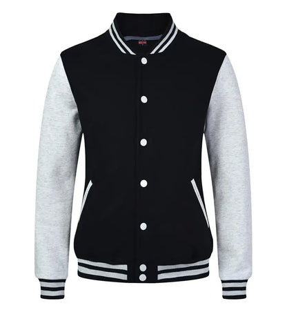 Winter Fashion Button-down Versatile Multi-color Street Style Baseball Jacket Custom Printing Company Logo Men's Bomber Jacket