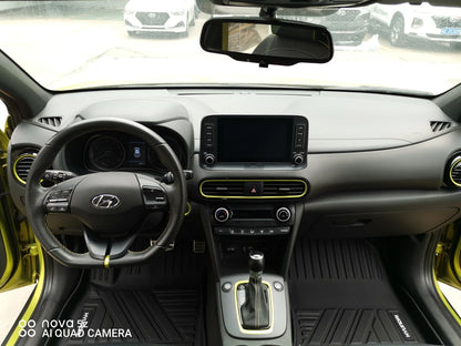 Use for 2018-22 Hyundai Kona custom car carpet car floor mats Kona trunk Full Set Fit For Hyundai Kona waterproof car floor mats