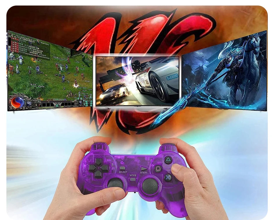 2.4G Wireless Controller Gamepad Dual Vibration Joystick for P2 Console PC Game Controle Joypad USB