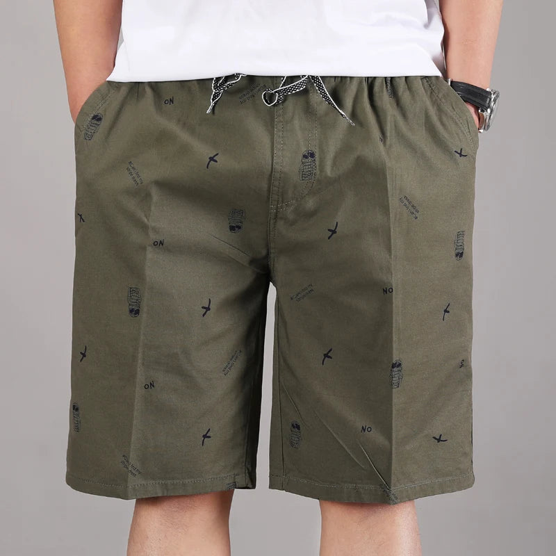 Top Quality 100%Cotton New Summer Brand Casual Fashion Streetwear Board Shorts Pants Men Loose Drawstring Trousers Men Clothes
