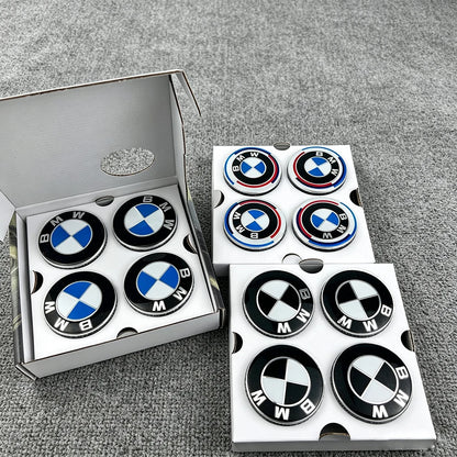 For BMW Floating 4Pcs 56MM 68MM Car Wheel Center Caps E46 E39 E53 E65 E66 G26 F30 F31 F34 G30 G70 G08 G05 G01 E60 F10 F30 G20 X3