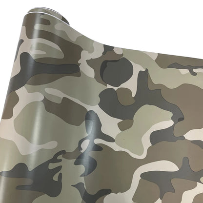 Premium Desert Camouflage Vinyl Wrap Roll Air-Release Adhesive Decal Film Sheets Car Wrapping Foil