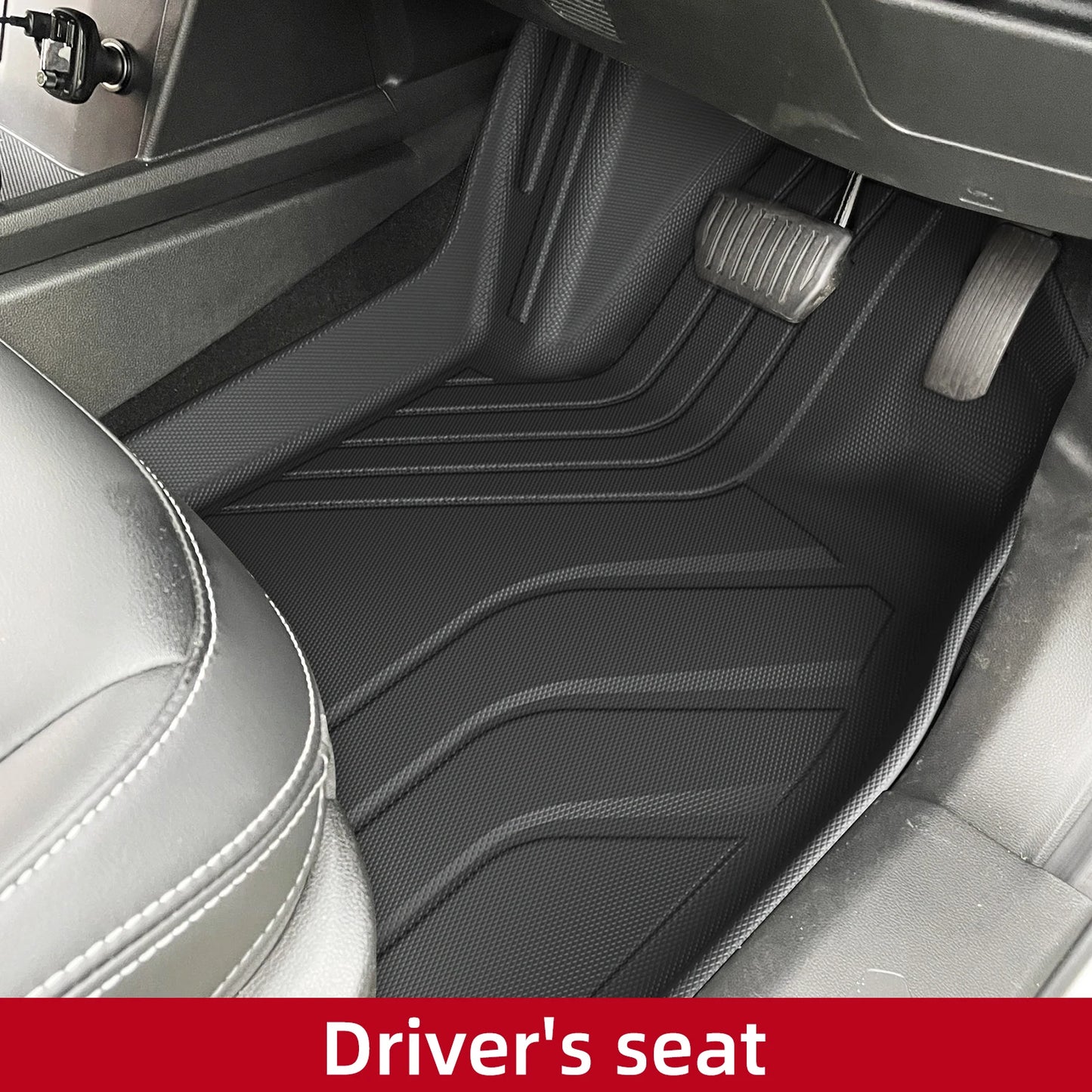 Right Drive for Haval-Jolion 2021-2024 Car Floor Mats TPE 3D Anti-slip Foot Pad Protection Accessories Black