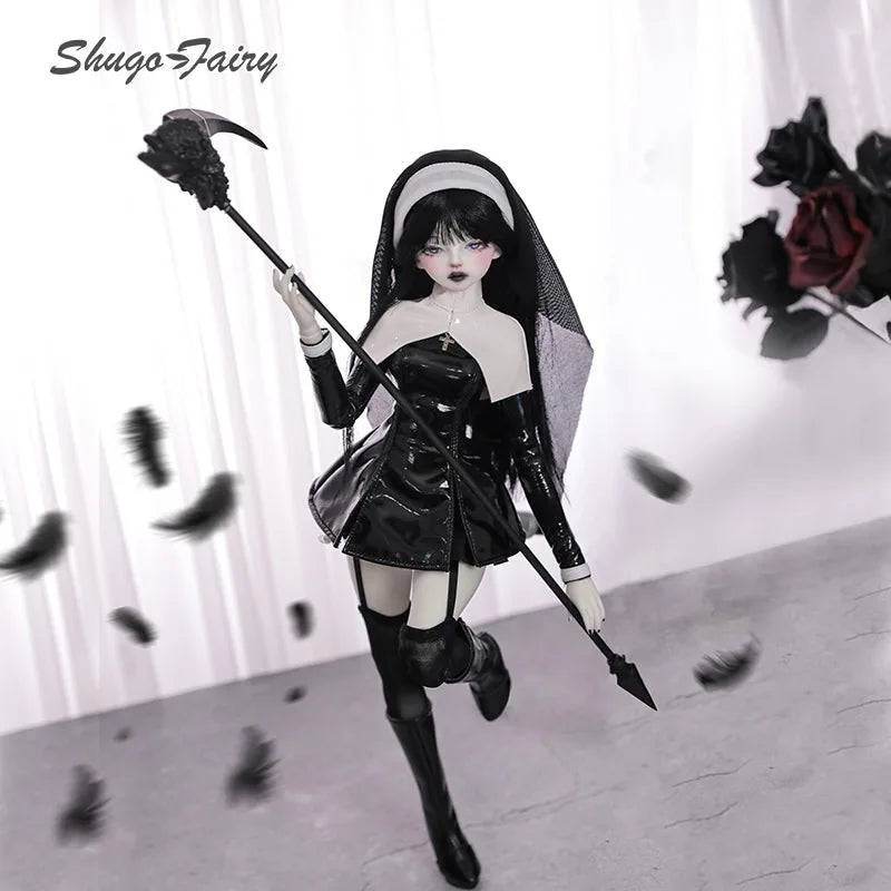 ShugaFairy Satani BJD Doll 1/4 Bertha Punk Style Meat Leg  Exquisite Limited Edition Collectible Ball Jointed Doll