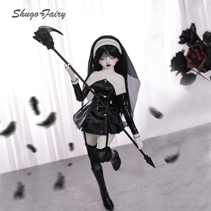 ShugaFairy Satani BJD Doll 1/4 Bertha Punk Style Meat Leg  Exquisite Limited Edition Collectible Ball Jointed Doll