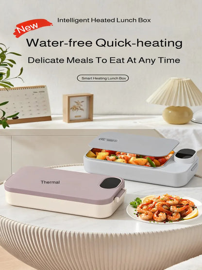 Portable self-heating lunch box Heated lunch box 304 stainless steel USB plug-in electric lunch heater