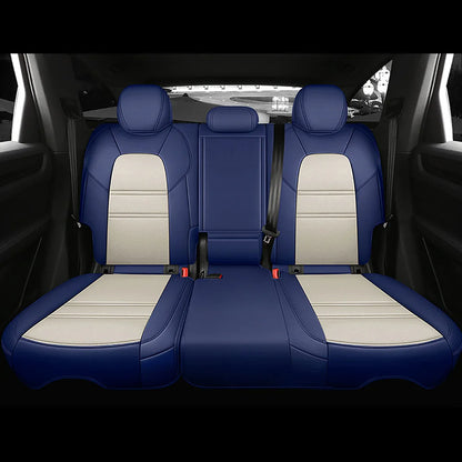 For Jeep Wrangler Unlimited JL 4 Doors 2018 2019 2020 2021 2022 Custom 5-Seat Faux Leather Car Seat Covers Interior Accessories