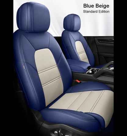 For Mitsubishi Outlander 2021 2022 2023 2024 2025 2026 5 Seats Custom Faux Leather Car Seat Covers Full Set Interior Accessories