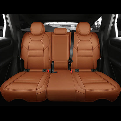 For Mitsubishi Outlander 2021 2022 2023 2024 2025 2026 5 Seats Custom Faux Leather Car Seat Covers Full Set Interior Accessories