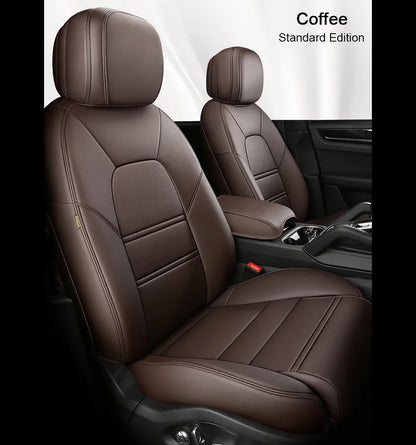 For Mitsubishi Outlander 2021 2022 2023 2024 2025 2026 5 Seats Custom Faux Leather Car Seat Covers Full Set Interior Accessories